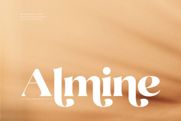 Almine: A Bold Serif Typeface for Refined Web Design