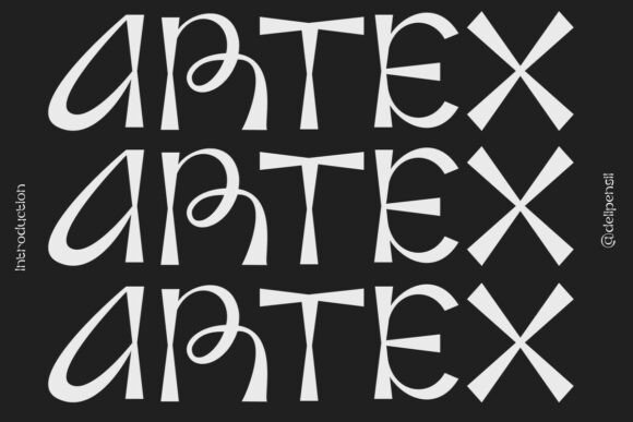 Artex: A Futuristic Sans Serif for Modern Publishing