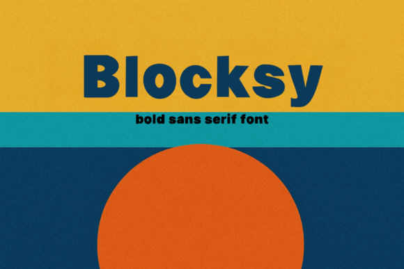 Blocksy: A Bold Sans Serif for Modern Branding