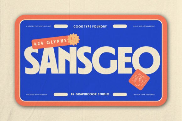 Boost Your Brand with Sansgeo: A Versatile Retro Font