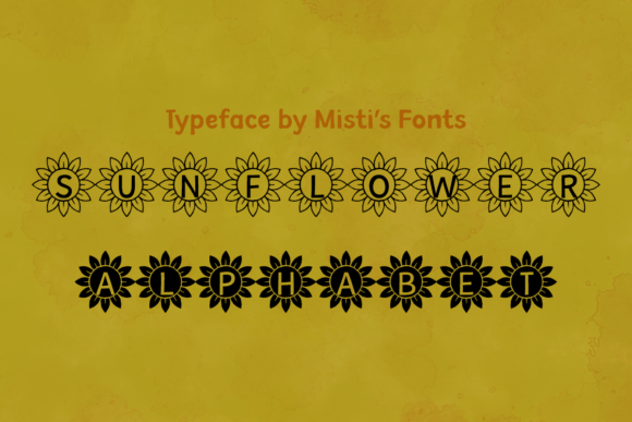 Boost Your Campaign with Sunflower Alphabet Font