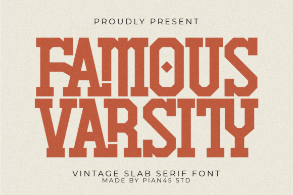 Bringing Retro Charm with Famous Varsity Font