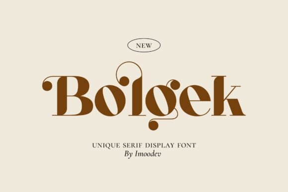 Discover Bolgek: A Serif Font for Elegant Editorial Design