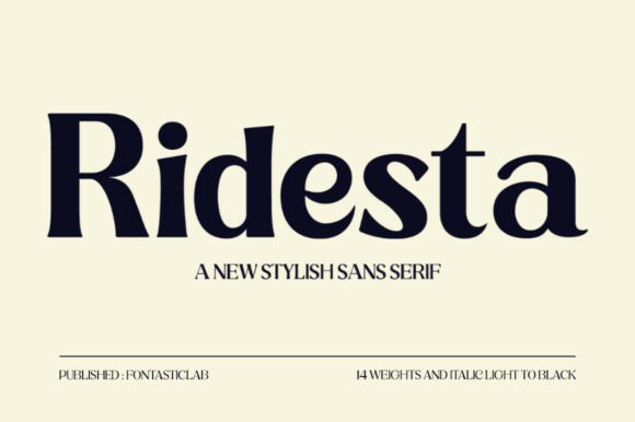 Enhance Your Campaign with Ridesta: A Versatile Sans Serif Font