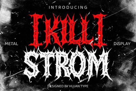 Exploring Killstrom: A Bold and Creative Font
