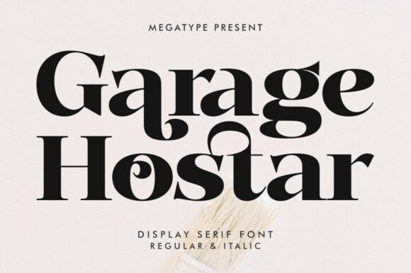 Garage Hostar: A Font for Memorable Branding