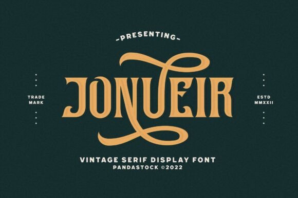 Jonueir: A Versatile Serif Font for Editorial Design