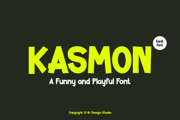 Kasmon: A Playful Font for Crafters and Creators