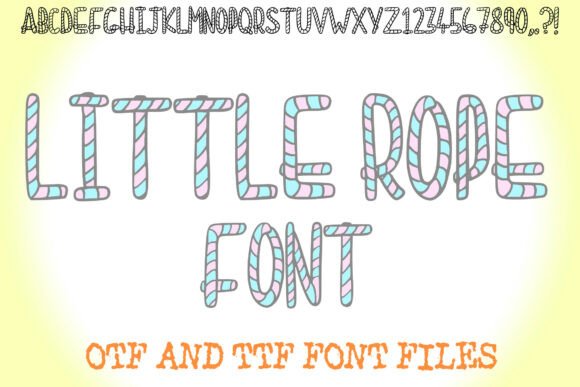 Little Rope: A Playful Hand-Drawn Font for Creative Campaigns