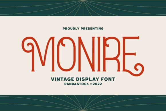Monire: A Premium Display Font for Elegant Editorial Design