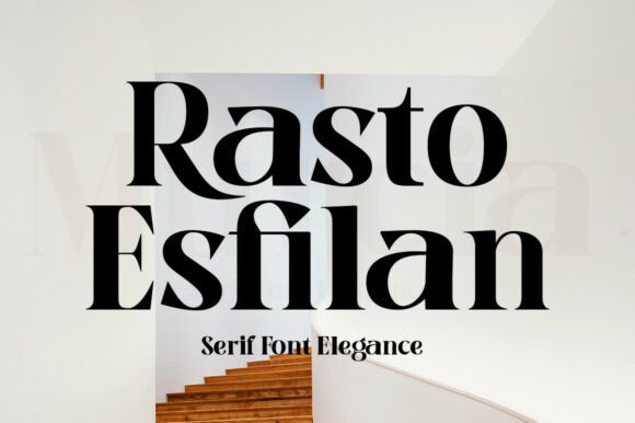 Rasto Esfilan: A Sculptural Serif for Modern Branding