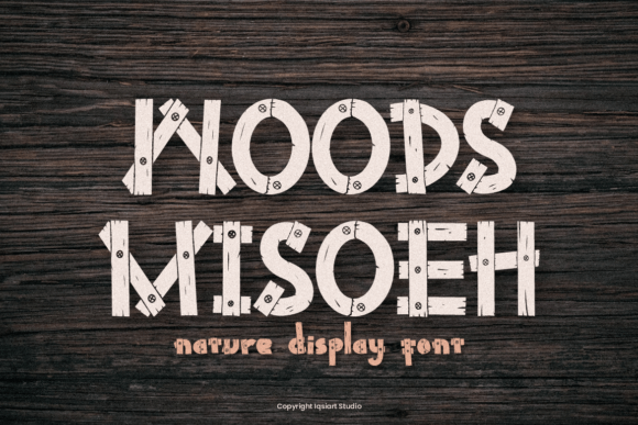 Woods Misoeh: A Rustic, Playful Font for Web Design
