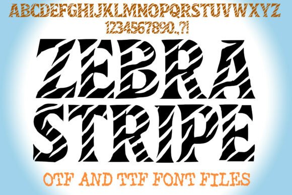 Zebra Stripe: A Striking Display Font for Bold Branding