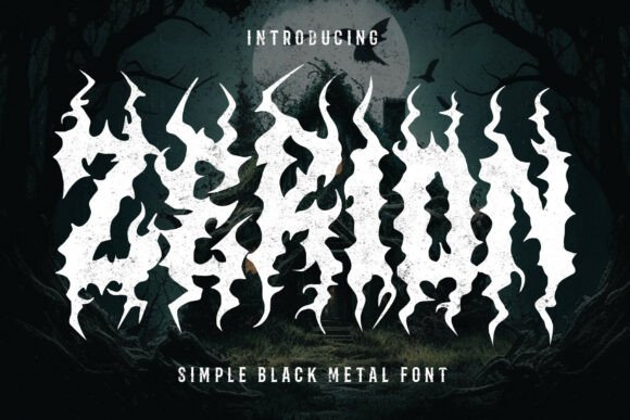 Zerion: A Bold Blackletter Font for Web Design